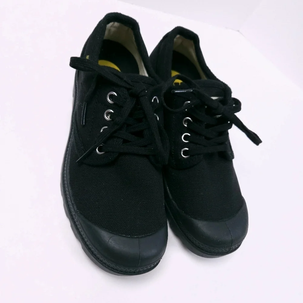Palladium Womens Black Pampa Oxford Originale Paradrop Insole US 5.5